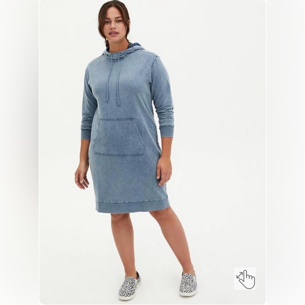 Torrid Mini French Terry Hoodie Dress